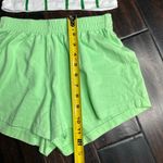 Los Angeles Apparel Crop top tank top and elastic waist cotton shorts set hand painted casual gym Photo 3