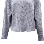 Nordstrom Generation K Mock Neck Cropped Long Sleeve Mock Neck Knit Sweater Top Lavender Photo 3