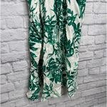 Raviya Tropical Printed Ruffle Hem Swim Cover Up Dress Size XL White Green New Photo 4