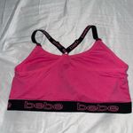 Bebe Nwot  Sport Pink Sports Bra Size 2X removable pads bralette top intimate Photo 4