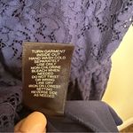 Trixxi ❤️ from Francesca’s Navy Lace Overlay Peplum Top Medium NWT CLEARANCE Photo 5