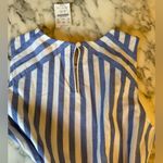 NWT J. Crew Factory Striped Mini Dress Women's Sz 00 Blue & White Faint Make Up Photo 5