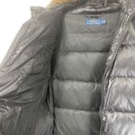 Polo Ralph Lauren Black Duck Down Fill Puffer Coat Faux Fur Hood Womens Small Photo 2