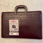 Samsonite Dignitary 3” Document Portfolio Burgundy Genuine Leather 1986 Vintage Brown Photo 10