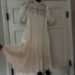 Ulla Johnson Simone Puff Sleeve Eyelet Shift Dress Size 2 White Bridal Lace Photo 13