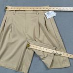 Forever 21 NWT Khaki Shorts Womens S Pleated High Waist Solid Casual Trousers Photo 4