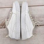 Puma  Carina 2.0 Laser Cut Flowers Sneakers White Gold Logos Athletic Feminine 7 Photo 6