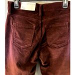 Liz Claiborne Sara Velvet Maroon Petite Slim Leg Pants Size 6P NWT Photo 5