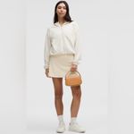 Lululemon NWT Cactus Leather Mini Crossbody Bag & clippable Pouch Brown & Gold Photo 3