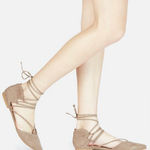 🆕 JUST FAB Tan Flats 💕 Photo 0