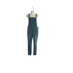KanCan Mid Wash Distressed Denim Overalls Blue Size XL Photo 1
