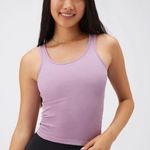 Spiritual Gangster  Infinity Seamless Tank In Amethyst Photo 0