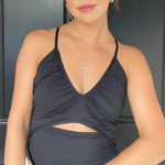 Free People Y2k Classy timeless silver diamond cross necklace Photo 2