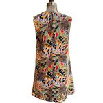C&C California  Multicolor
Tropical Palm Print Linen Trapeze
Mini Dress Beach Photo 4
