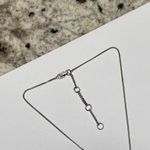 Givenchy Crystal Tear Drop  / Silver Tone Metal Necklace Photo 4