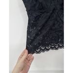 Aerie  Lace Crop Cami Top Women S Black Witchy Whimsigoth Preppy Vampire Goth Y2K Photo 2