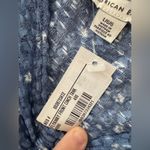 American Eagle NEW!!  Blue Floral AE Cinch-Front Cami Photo 5