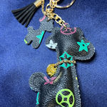 Giraffe Luxury Keychains Purple Photo 0