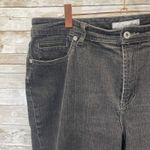 Chico's Platinum Womens 2 (US 12) Jeans Denim Bootcut Regular Mid Rise Black Photo 7