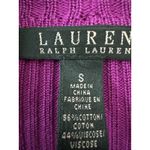 Ralph Lauren EUC Chic Lauren Womens Sz S Open Cardigan Purple Western Preppy Photo 1