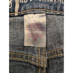 No Boundaries  Womens Heart Print High-Rise Straight Junior 11 Raw Hem Jeans Photo 6