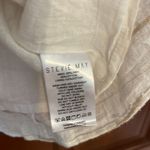 Stevie May linen blend crochet trimmed mini dress Gold Photo 4