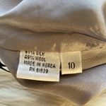 Vintage Rickie Freeman Grey Lace Overlay Skirt Gray Size 10 Photo 7