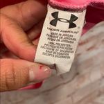 Under Armour  work out shirt pink v neck sz M gym Photo 2