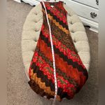 Y2K Safari Print Maxi Dress Red Size 4P Photo 15