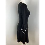 Vince Camuto Knit Bell Ruffle Sleeve Sweater Dress Small Photo 2
