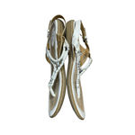 B.O.C. Born Concept Sandals‎ Size 8M White Leather C89701 Thong Strap Photo 5