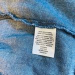 BP . Chambray tie waist ruffle sleeve crop top Photo 3