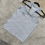 Athleta Women’s Momentum Tank Top Sleeveless Spacedye in Galactic Grey Size M Photo 4