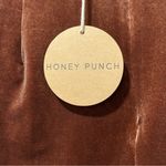 Honey Punch NEW  Velvet Brown Stretchy Mini skirt SIZE SMALL NWT Photo 5