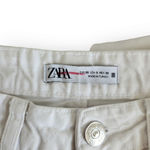 ZARA  White High Waisted Ripped Mom Jeans 6 Photo 3