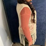 Forever 21 Beige Sleeveless Cardigan Size S Photo 5