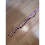 Vintage Intricate Beaded Colorful Faberge Egg Pattern Center Bead Necklace Red Photo 8