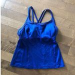 Lands' End Land’s End 3-piece swim outfit Tankini, skort and rash guard size 8 petite Photo 2