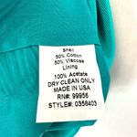 Shoshanna  Textured Emerald Green Taffeta A-Line Cocktail Party Dress Size 8 Photo 9