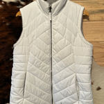 Free Country  Women's White Puffer Vest Sherpa Lined Size Large Photo 0
