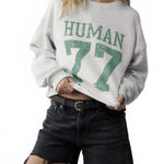 American Eagle AE Relaxed Fit Pride Graphic Sweatshirt  NWT Light Heather Gray Photo 0