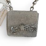 Women’s Silver Mini Cross Body Bag with Chain Strap by Amiee Lynn Size M / L Photo 1