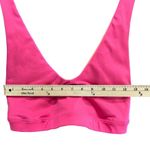 J.Crew Reversible Sports Bra Women M Pink Orange Cloud Stretch V Neck Activewear Photo 7