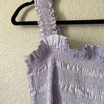 Rebecca Taylor  Smocked Crop Top in Sky Size Small Photo 4