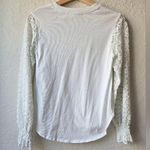 See By Chloe  powder white top lace sleeves size XS Photo 10