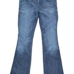 7 For All Mankind A Pocket Blue Denim Dark Wash Faded Jeans Cotton Blend Size 27 Photo 0