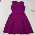 OF MERCER Dress Womens Size 4 Purple Pink Sleeveless Pleated Fit Flare Photo 1