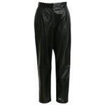 Altuzarra Sidney Crop Straight Leg Lamb Leather Pants Black Size 38/ US 6 Photo 3