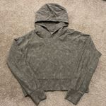 Athleta Women’s  Farallon Green Camo Crop Hoodie Size S Small Photo 1