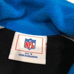 NFL Panthers Striped Quarter Zip Fleece Pullover M Photo 2